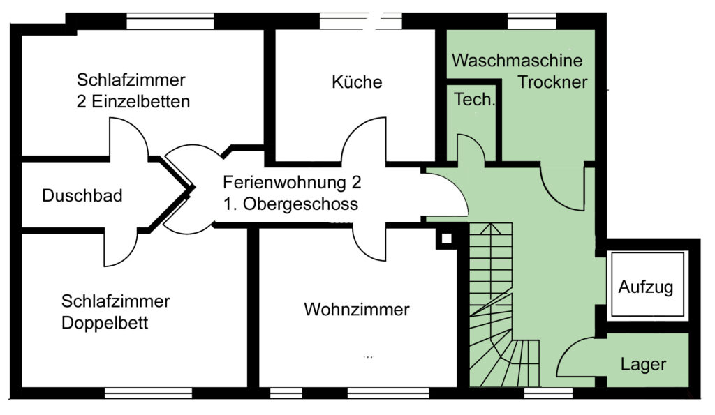 Maison Fasson Ferienwohnung 2 1.Obergeschoss