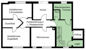 Maison Fasson Ferienwohnung 2 1.Obergeschoss