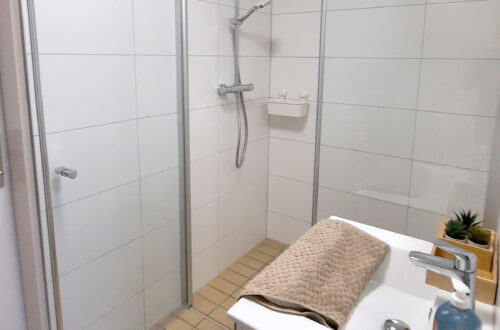 Maison Fasson Ferienwohnung 1 Duschbad Regendusche und Waschtisch