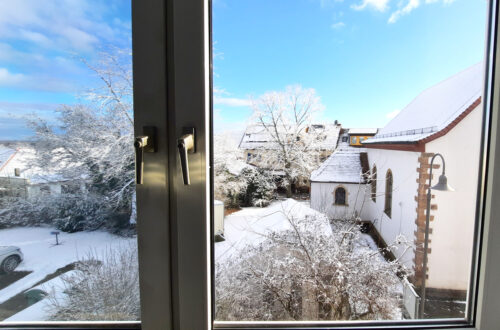 Maison Fasson - Die Ferienwohnungen Ferienwohnung 2 Blick aus dem Fenster