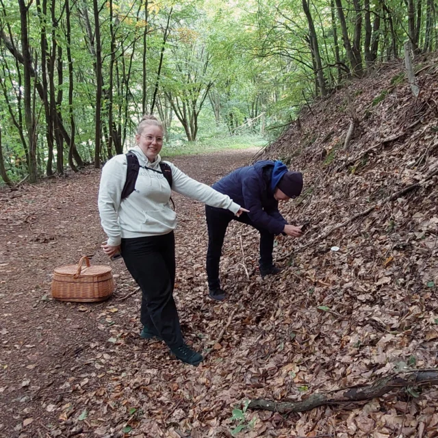 📱🍄 Faszination Wald – und ein bisschen Vorsicht!
Das Laub raschelt unter den Füßen, die Luft duftet nach Erde und Moos. 🍃 Unser Paar wandert weiter – und schon steht der nächste Fund am Wegesrand. Ein schneeweißer Pilz, wunderschön, fast zu perfekt.

Schnell wird wieder das Handy gezückt – doch diesmal bleibt der Pilz stehen. 🛑 Denn im Wald gilt: Nur sammeln, was man sicher kennt! Manche Schönheiten sind eben zum Anschauen da.

Der Korb im Hintergrund wartet schon auf die essbaren Funde – und der Weg rund um Ruppertsecken und das Maison Fasson zeigt sich von seiner herbstlichen Seite: grüne Wipfel, buntes Laub, goldenes Licht. 🌿✨

Ob mit Freunden, der Familie oder zu zweit – solche Wanderungen sind voller kleiner Abenteuer. Und am Ende wartet im Maison Fasson ein gemütlicher Platz zum Ankommen und Genießen. 🏡💚
.
.
.
.
#gruppenhaus #ferienwohnung #donnersberg #ruppertsecken #donnersbergkreis #vacation #travel #pfalz #wandern #vintage #nordpfalz #ferienwohnung #fewo #pfälzerhöhenweg #selbstversorgerhaus #donnersbergtouristikverband #donnersbergtouristik #donnersberger_land #pfalzliebe
#MaisonFasson #Pilzwanderung #Herbstzauber #NordpfalzEntdecken #Donnersberg #Wanderlust #Familienurlaub #Freundeszeit #FerienhausNordpfalz #NaturErleben